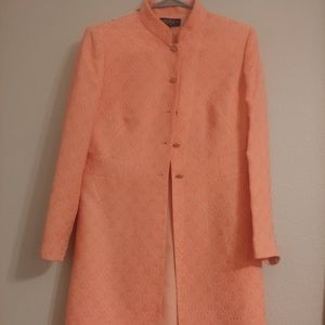 Beautiful Mint Vintage Pink 60s coat size10P